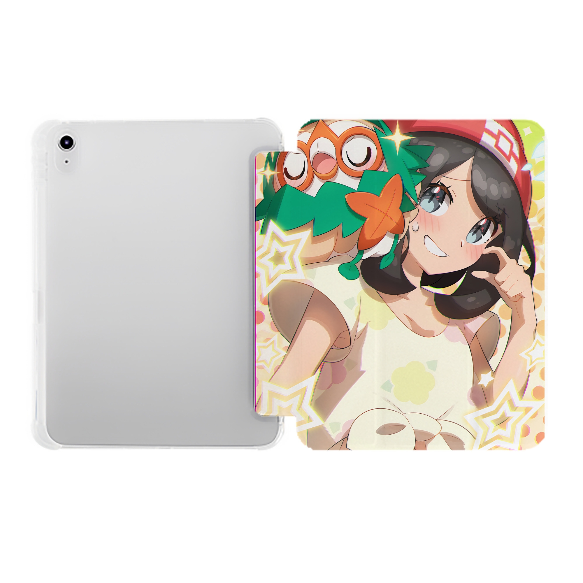 （画像用） ポケットモンスター Pokémon IPad ケース ペン収納付き 三つ折りスタンド PUレザー×シリコン 対応機種9.5/10.5/10.9インチ